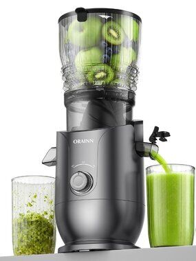 Juicer Machines with 5.8" Large Feed Chute, 400W Cold Press Juicer for Whole Veg